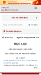 Mobile Screenshot of congbao.chinhphu.vn